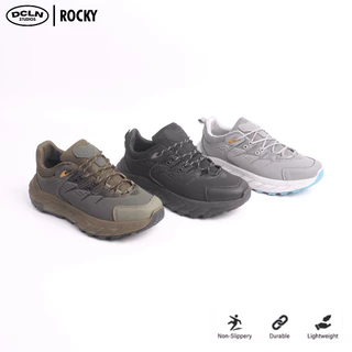 Declan Sepatu Sneakers Outdoor Casual Pria Rocky  01-098 Black Army Grey