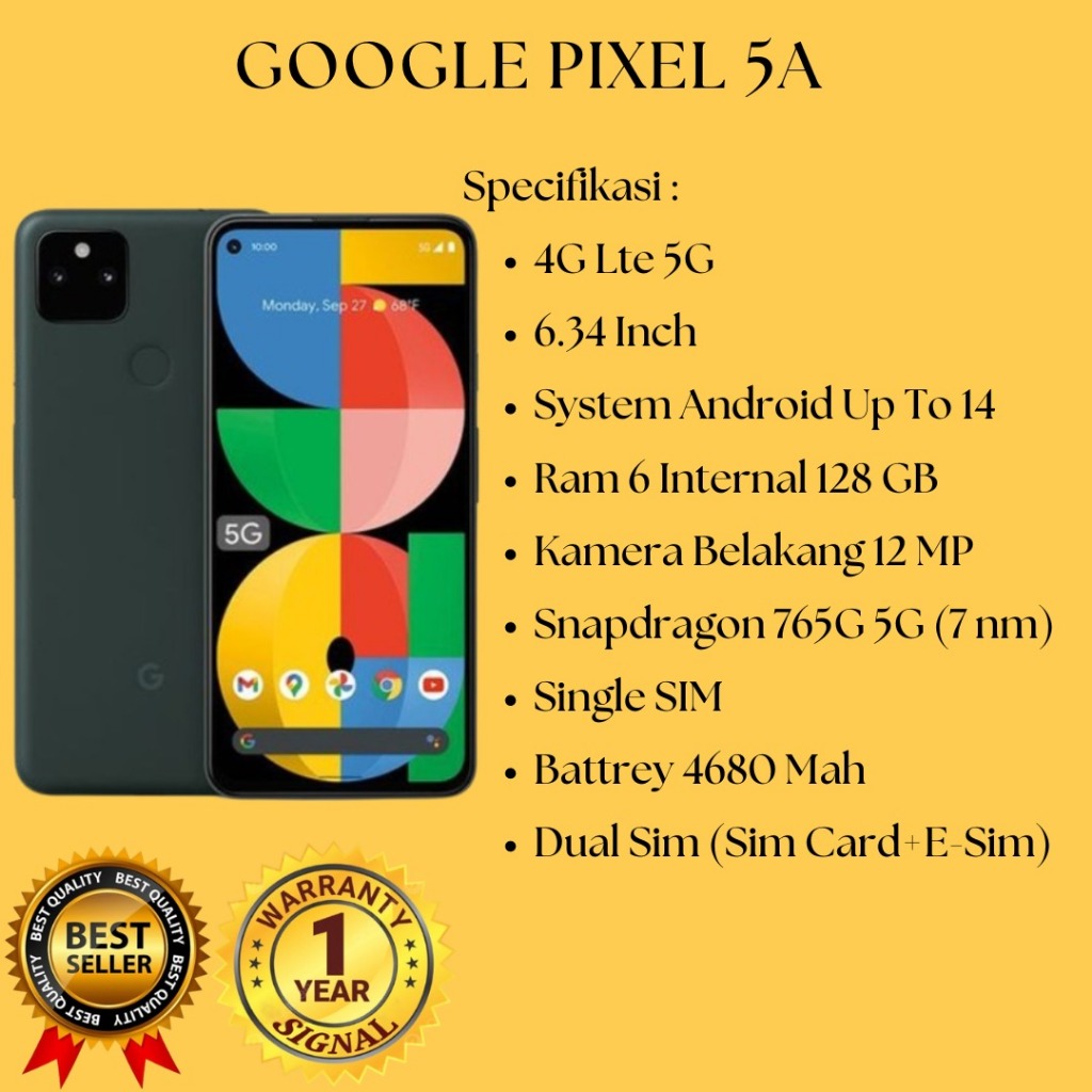 1101 SIMフリー ぽい Google Pixel5 128GB グリーン美品