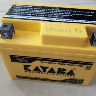 Jual AKI MOTOR KAYABA 12V 5A GTZ-5S AKI KERING MF MAINTENANCE FREE