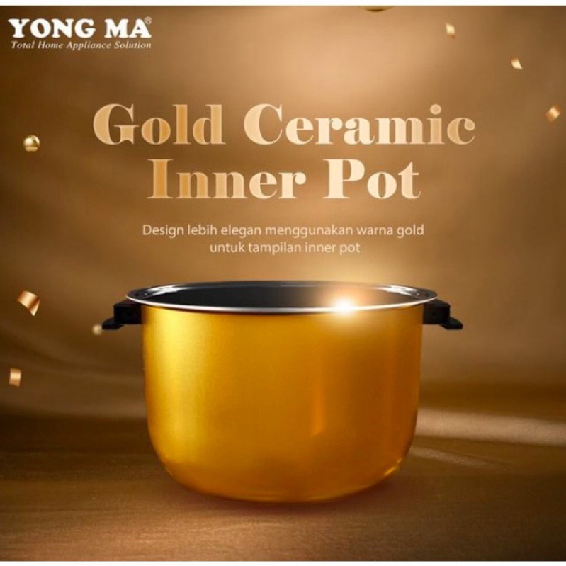 Jual Panci Magic Com Yong Ma SMC 8017 / Inner Pot Yong Ma Digital Gold ...