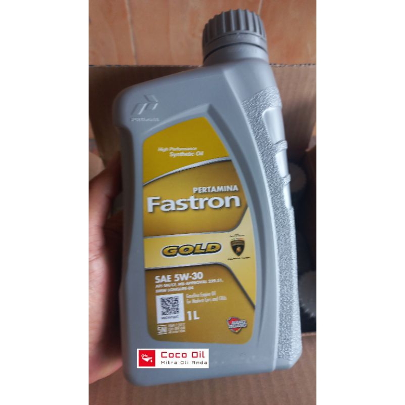 Jual PERTAMINA FASTRON GOLD 5W-30 1 Liter | Shopee Indonesia