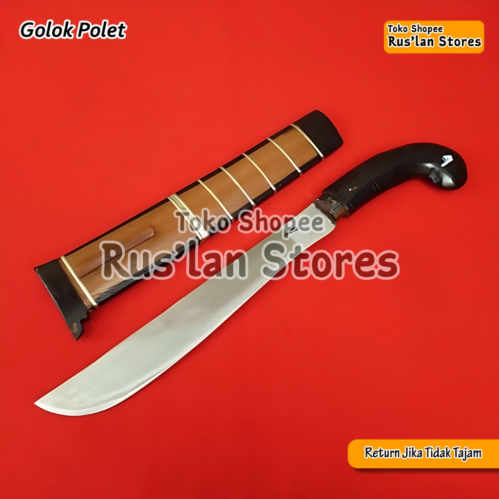 Jual GOLOK ASLI CIBATU Golok polet baja per untuk memotong bambu dan ...