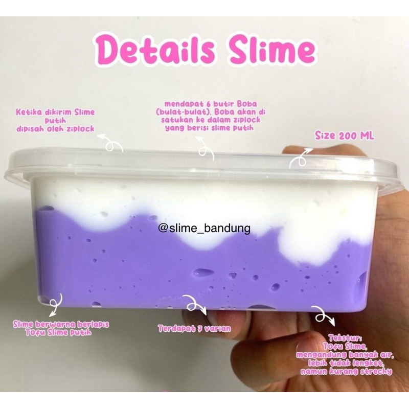 Jual Tofu Slime Mix Color by Slime Bandung | Slime Murah | Shopee Indonesia