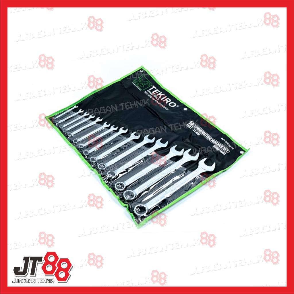Jual TEKIRO KUNCI RING PAS SET (8 - 32 MM) 14 PCS SUNK PANEL/KUNCI ...