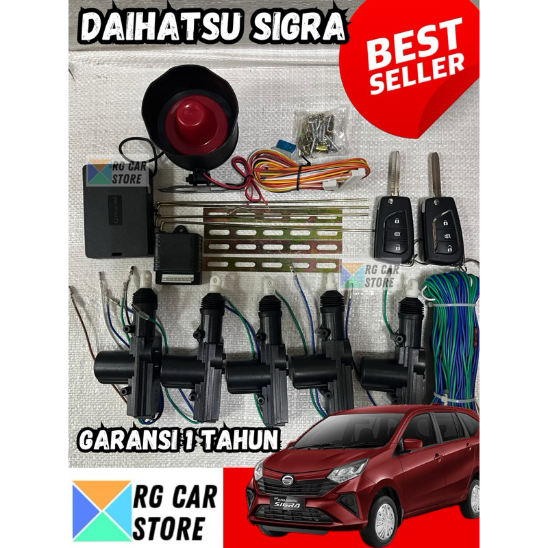 Alarm Central Lock Sigra 5 Pintu Garansi 1 Tahun Dijamin PnP Berkualitas