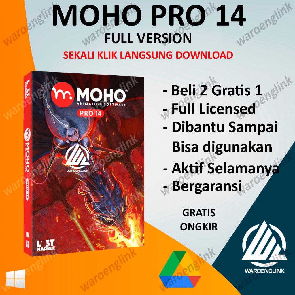 Jual Moho Pro 14 Pro terbaru 2024 | Video Install | Windows | Full ...
