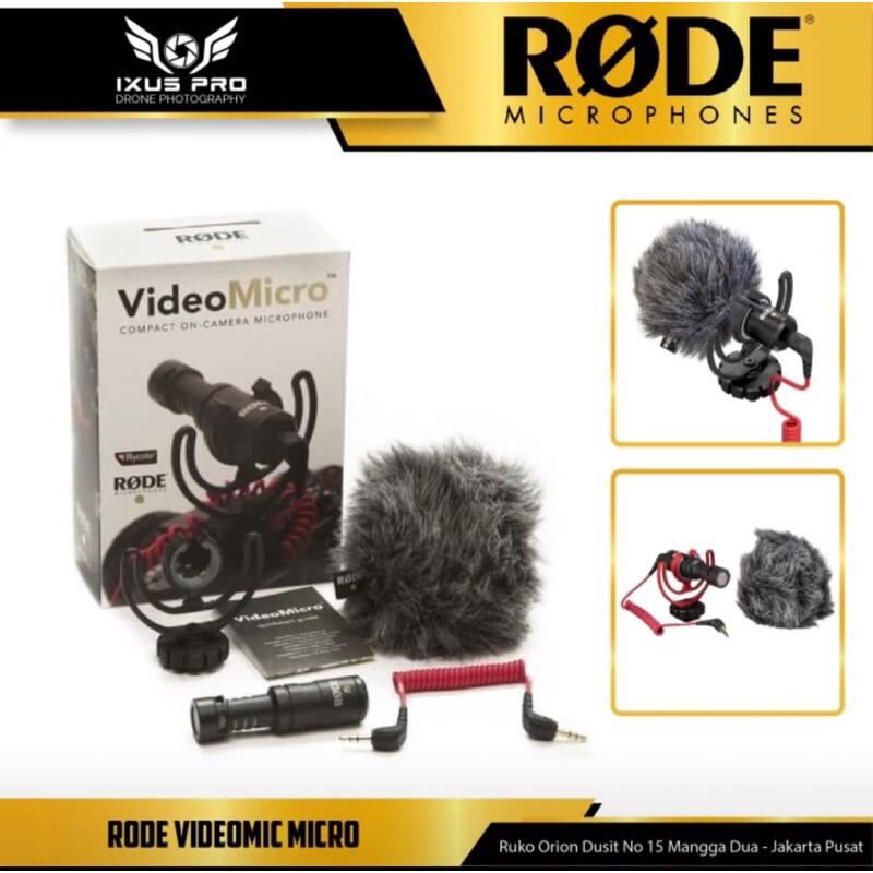 Jual mic rode vidiomicro rode microphone camera | Shopee Indonesia