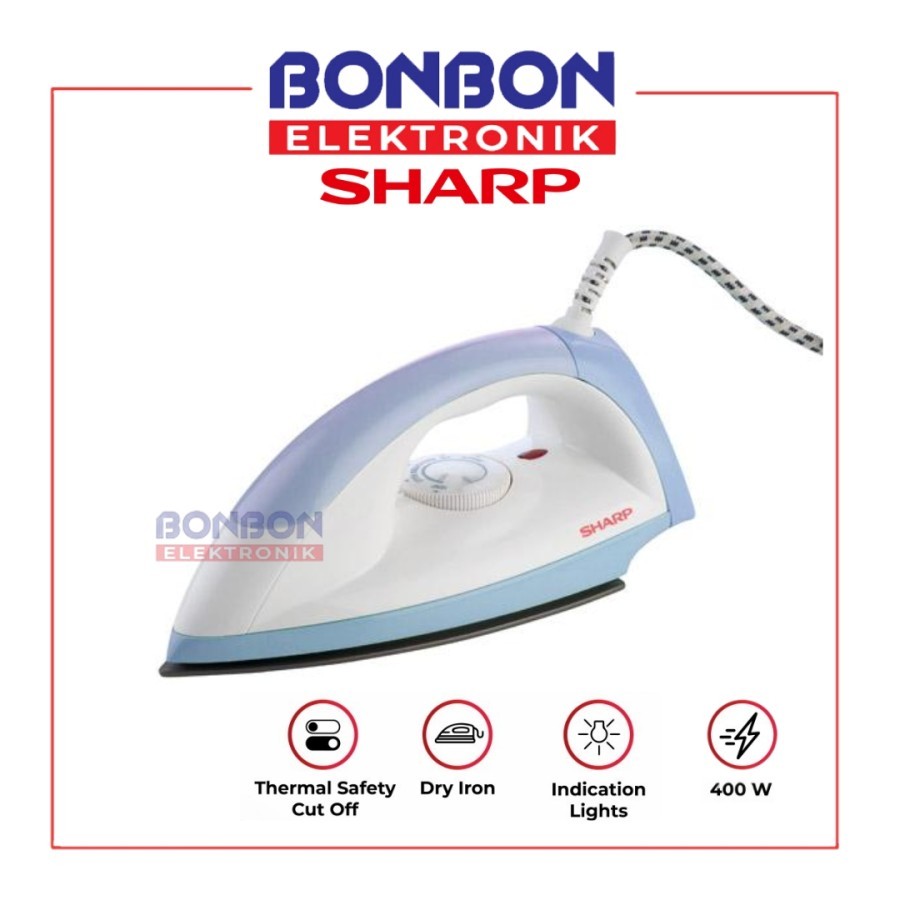 Jual SHARP Setrika Listrik EI-N05-B / P / EI N05 Biru / EIN05 Pink ...