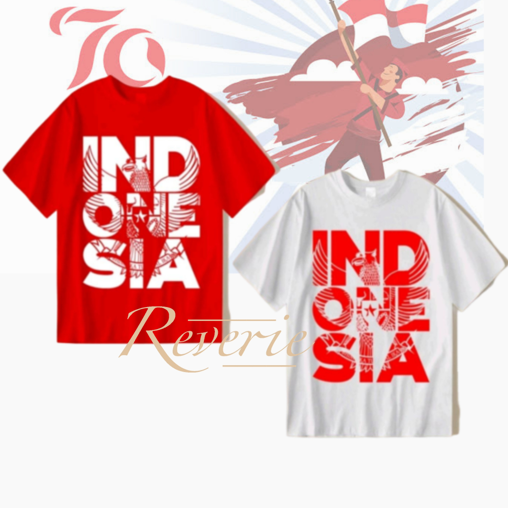 Jual KAOS INDONESIA GARUDA BAJU TSHIRT ANAK DEWASA COUPLE LOMBA ACARA ...