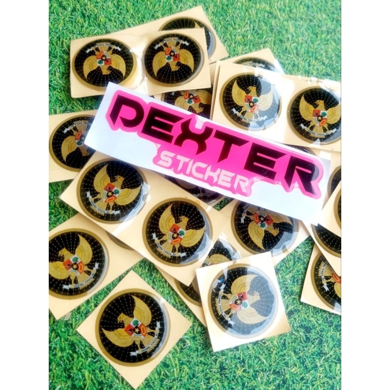 Jual STICKER EMBLEM GARUDA INDONESIA BULAT STICKER TIMBUL LENTUR ...