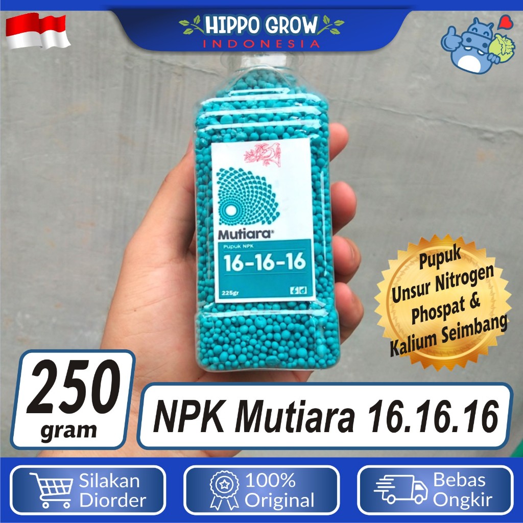 Jual Repack Botol - Pupuk NPK Mutiara 16.16.16 - isi 250gr Original ...