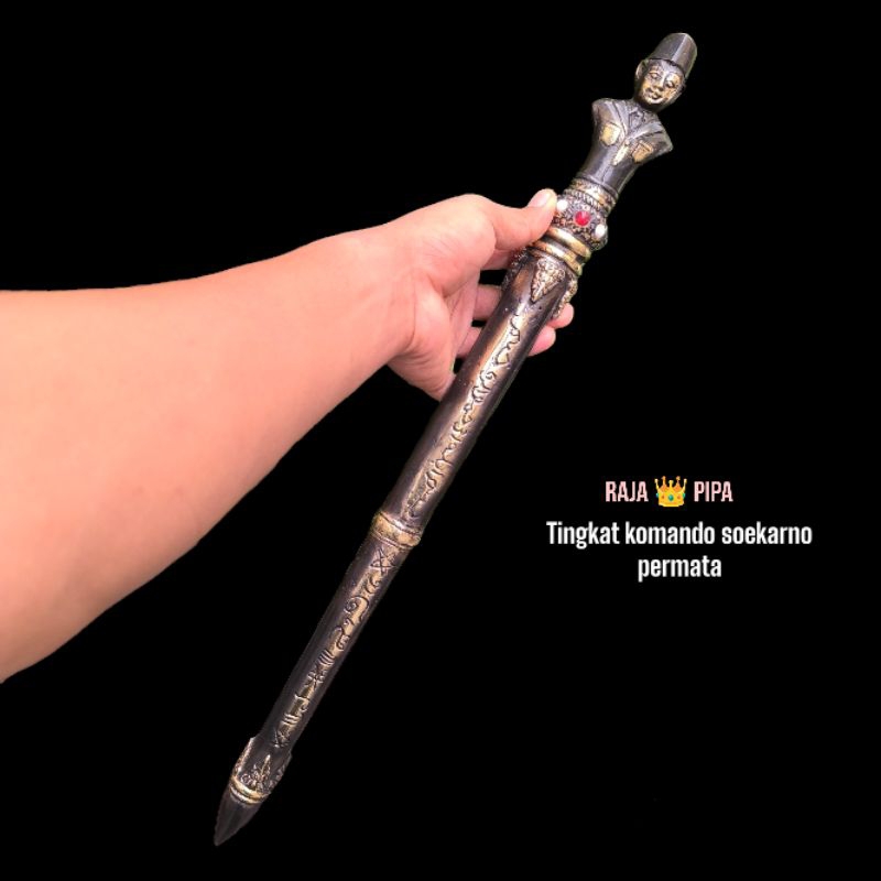 Jual TONGKAT COMAND0 SOEKARNO PERMATA BARANG ISTIMEWA | Shopee Indonesia