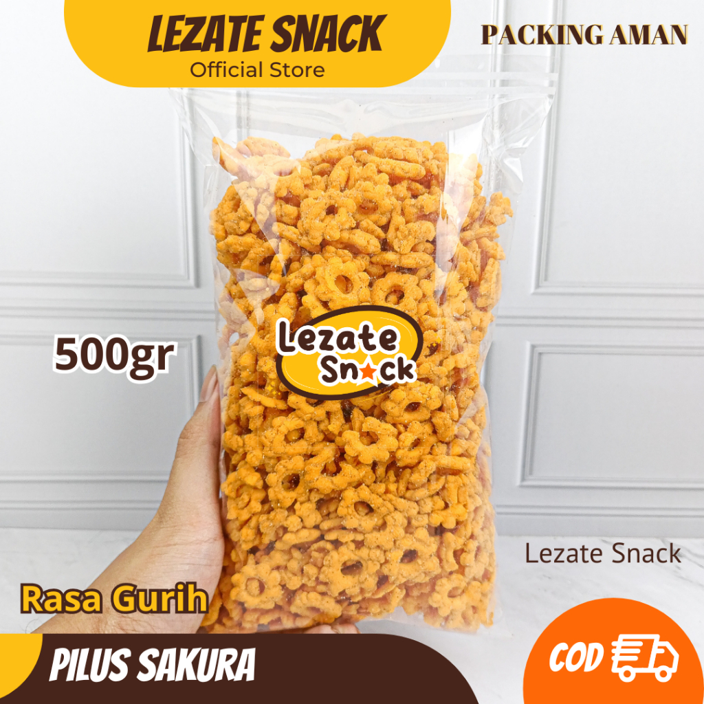 Jual Snack Ribut Gurih 1KG Kiloan Murah Enak Renyah / Pilus Sakura ...