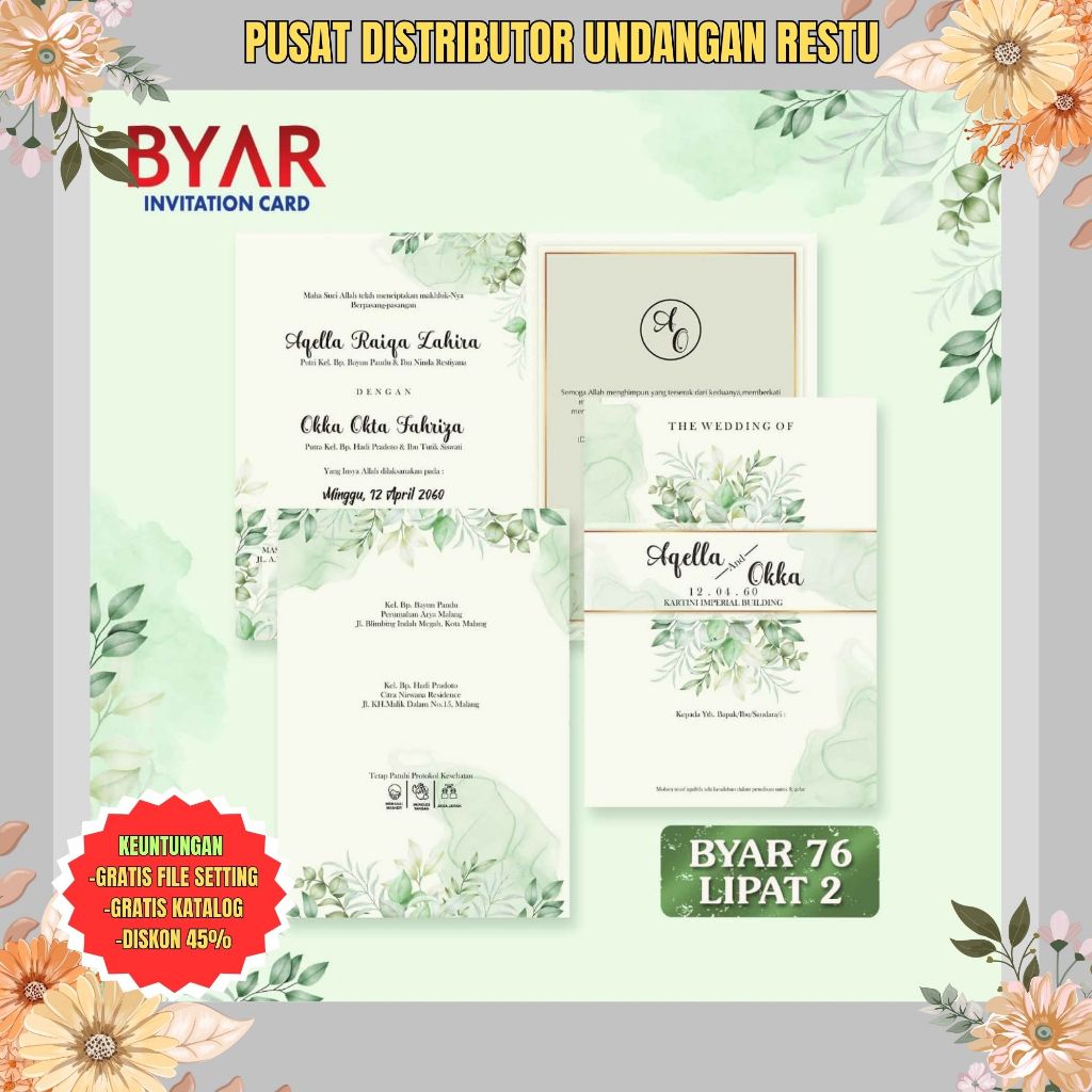 Jual Blangko Undangan Byar 76 | Blangko Undangan Murah | Blangko ...