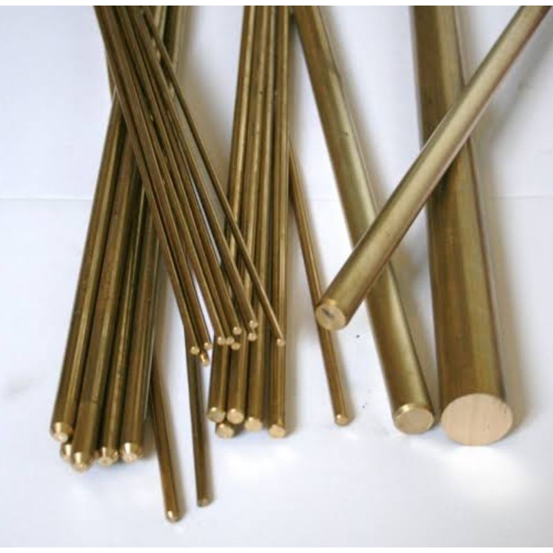 Jual AS KUNINGAN OD 1 INCHI X PANJANG 100CM (1000MM) ROUND BAR STELL ...