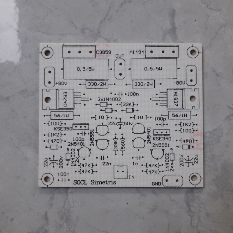 Jual pcb power amplifier socl simetris | Shopee Indonesia