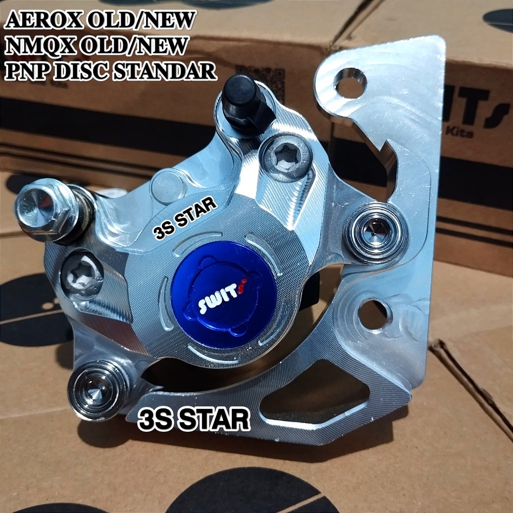 Jual PAKET KALIPER SWITS 2 PISTON DEPAN NMAX OLD/NEW, AEROX OLD/NEW PNP ...