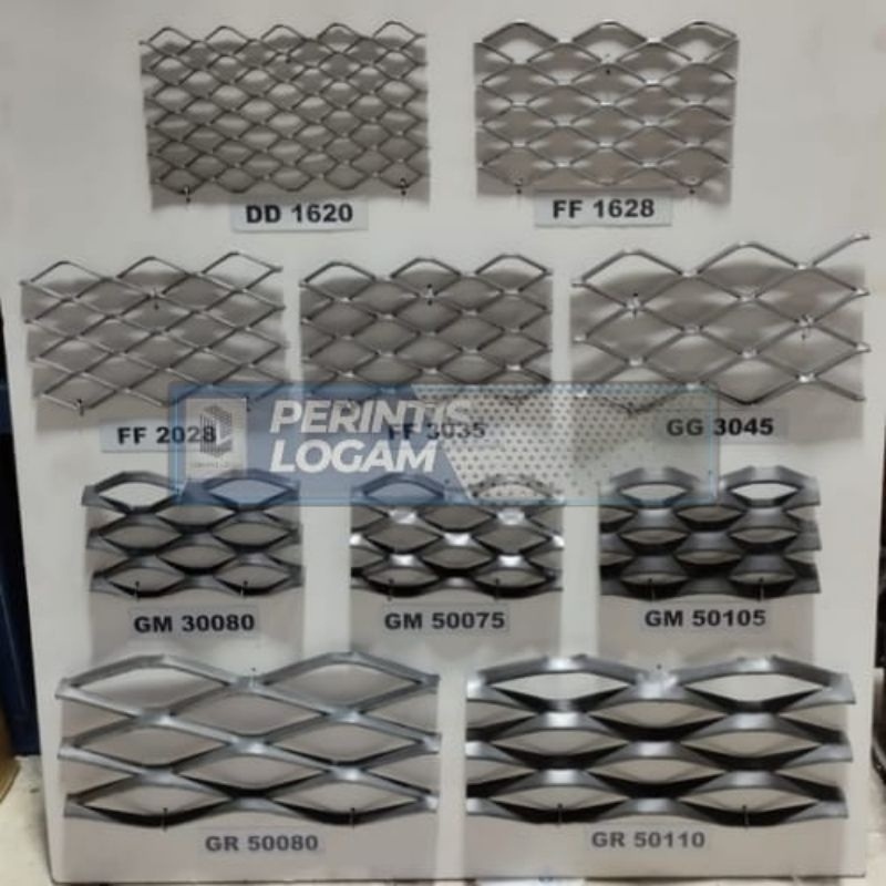 Jual Expanded Metal D 1620, F 1628, T 0715 UK 1.2 X 2.4 Meter | Shopee ...
