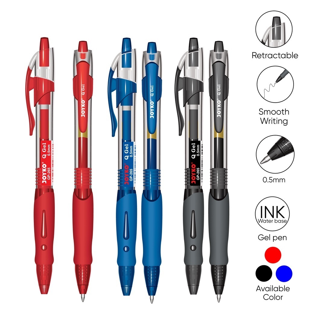 Jual PULPEN GEL JOYKO GP-265 HARGA SATUAN | Shopee Indonesia