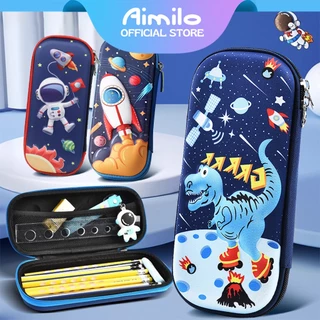 [READY] Aimilo Tempat Pensil Aesthetic 3D Tempat Pensil Anak Laki Laki Waterproof Kotak Pensil Anak Perempuan Alat Tulis Sekolah
