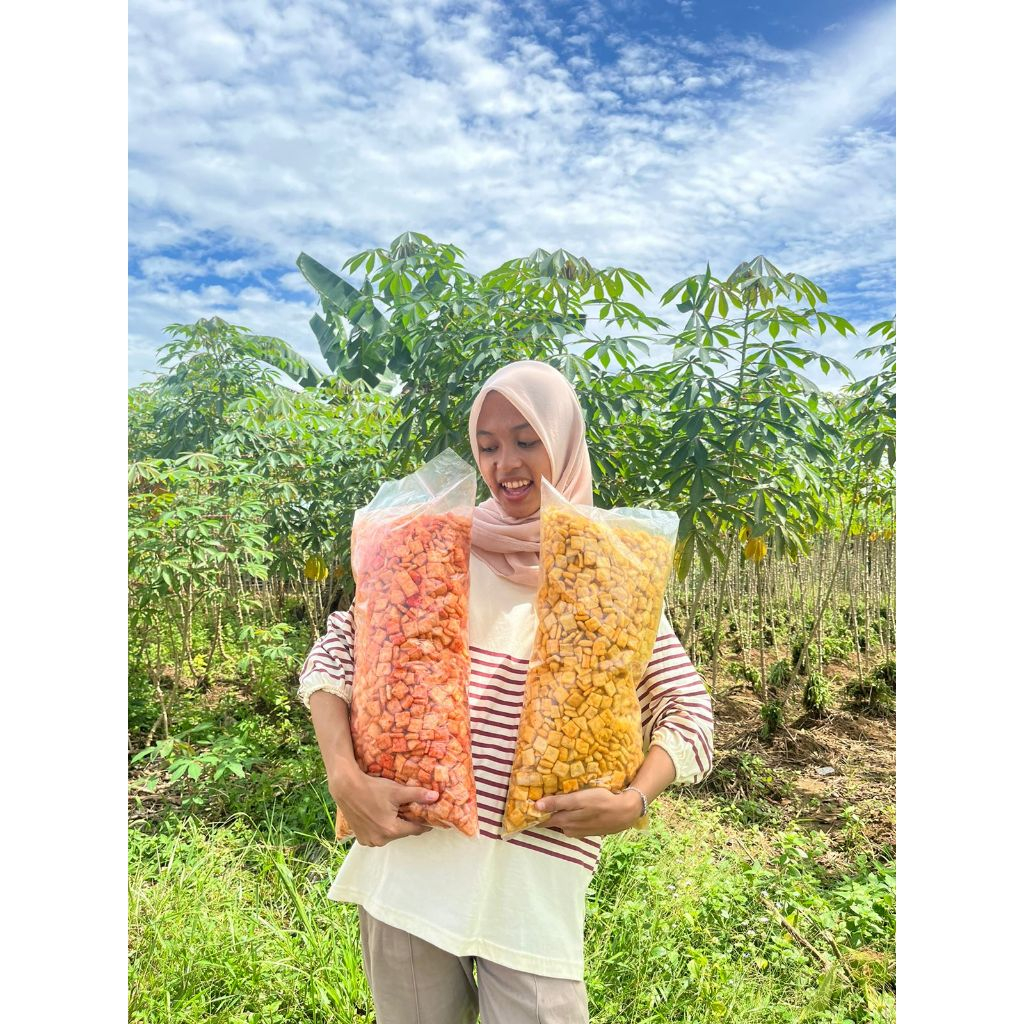 Jual COD 1 KG KEMASAN BALL KRUPUK TONGKOL BANTAL SEGEDE GULING JAMINAN ...