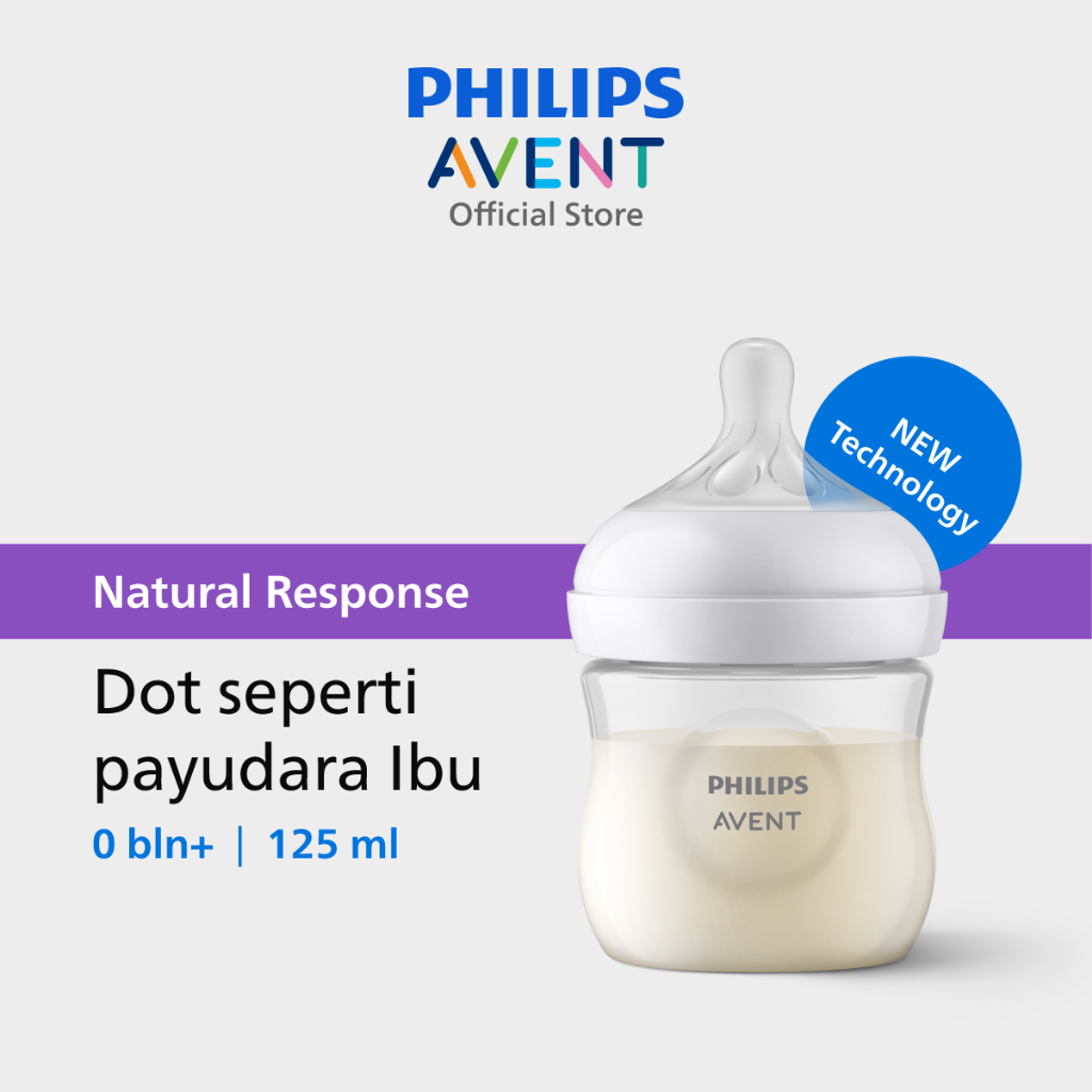 Jual Philips Avent | Botol Susu Bayi | Natural Response | Dot Seperti ...