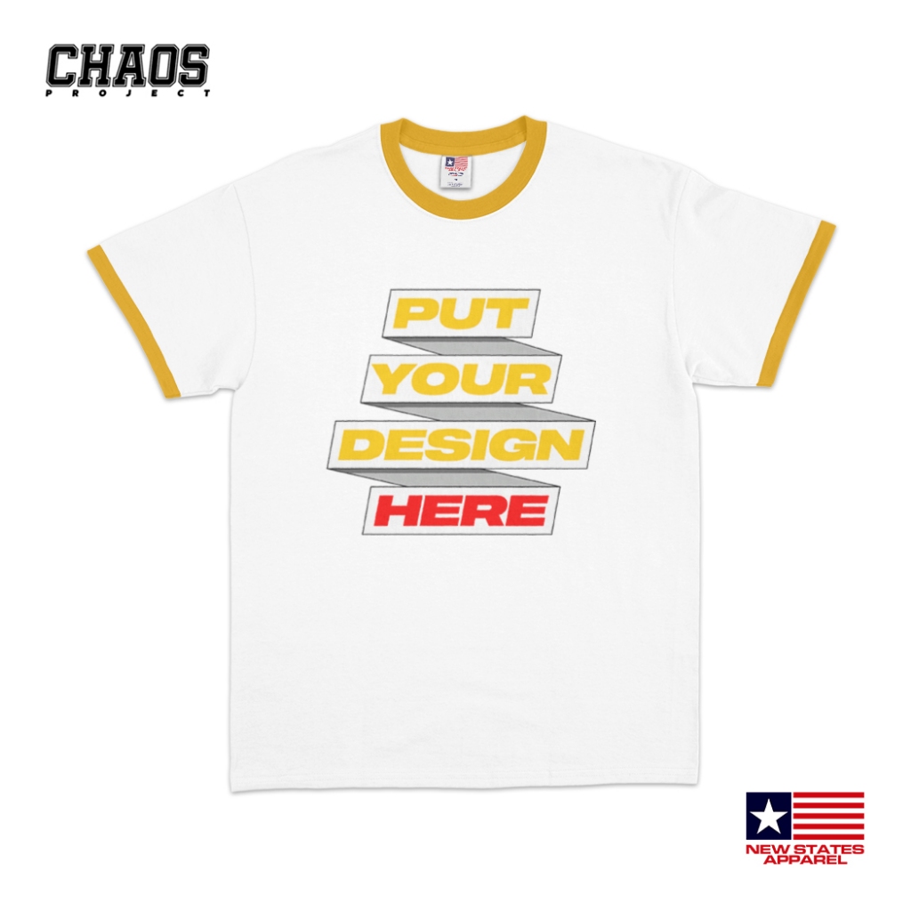 Jual Custom Design Ringer T Shirt | Shopee Indonesia