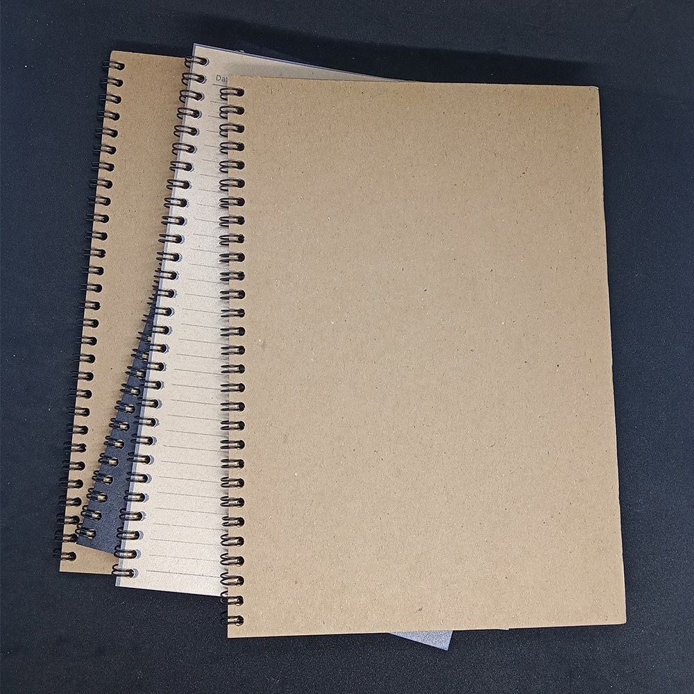 Jual NOTEBOOK A4/JURNAL/BUKU CATATAN/NOTEPAD/BROWNPAPER/VINTAGE/ GRID ...