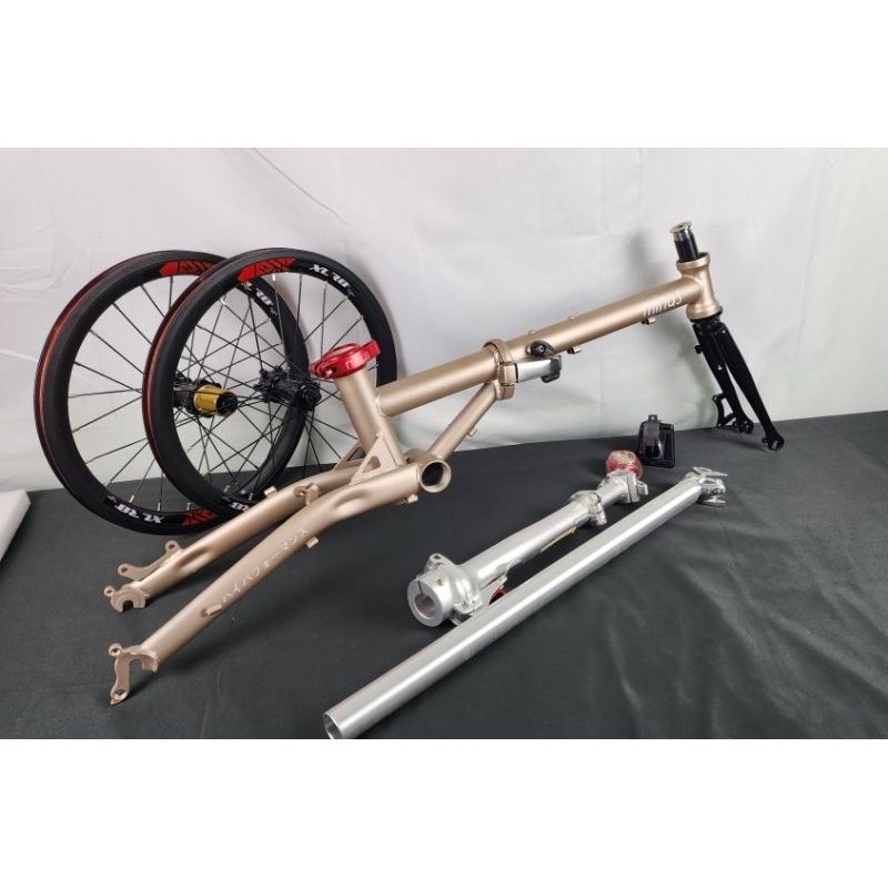 Jual Frame Fork Cromoly Minus Opposite 16 inch banyak bonus, Seli Lipat ...