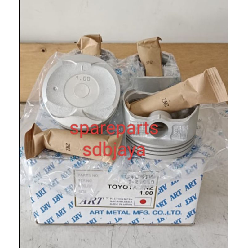 Jual piston atau ring seher oversize size 1.00/100 Yaris Vios limo gen1 ...