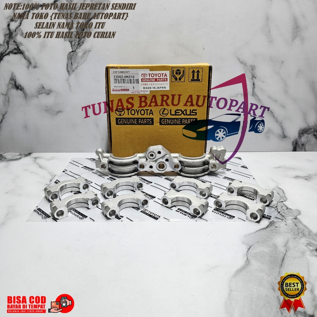 Jual CAP CAM SHAFT CAP NOKEN AS INNOVA HILUX FORTUNER BENSIN 1SET ...