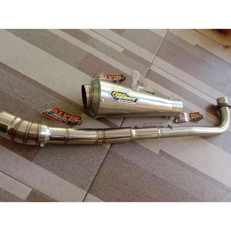 Jual kenalpot racing fantera tipe drag pnp all bebek jupiter Vega grand ...