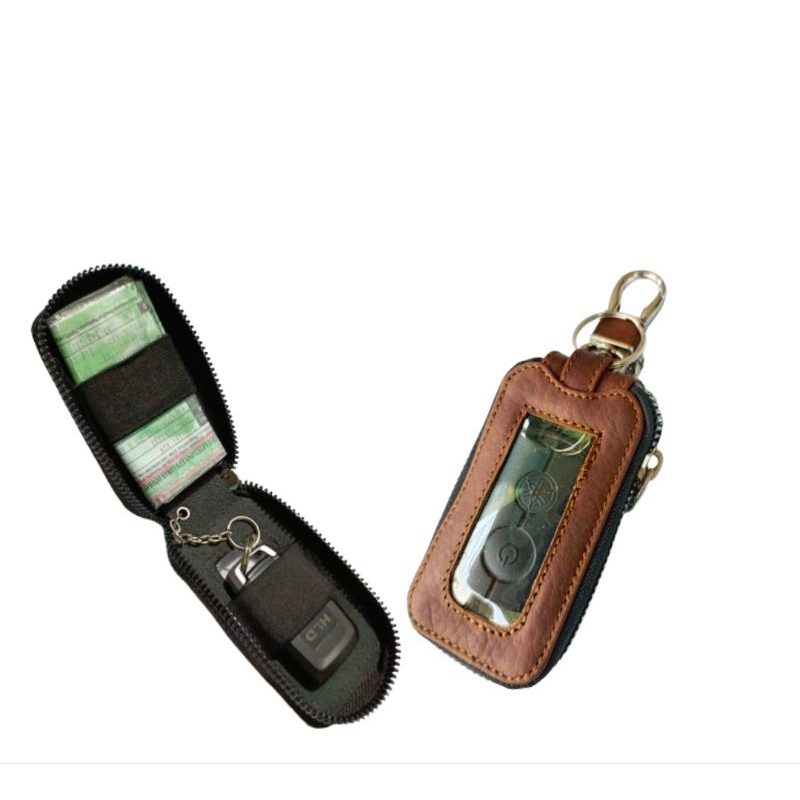 Jual Gantungan kunci motor Polytron Fox R keyless kukit asli dompet ...
