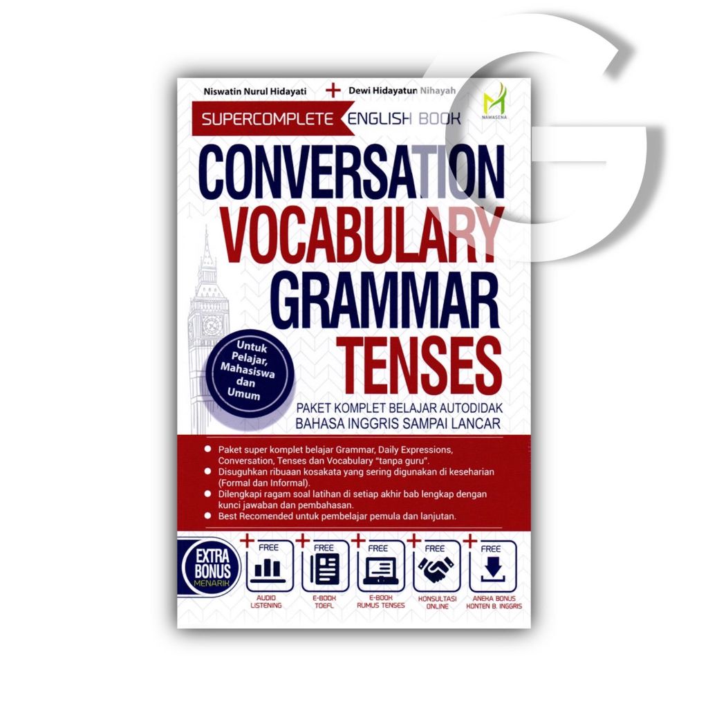 Jual Super Complete English Book: Conversation, Vocabulary, Grammar ...