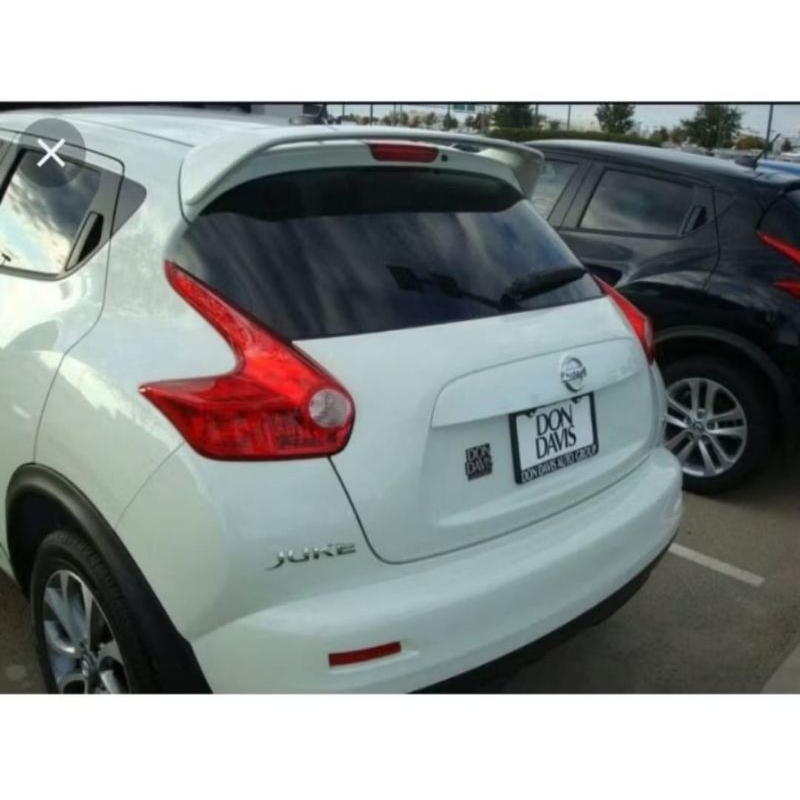 Jual spoiler Nissan juke model original produk kjs bahan plastik abs ...