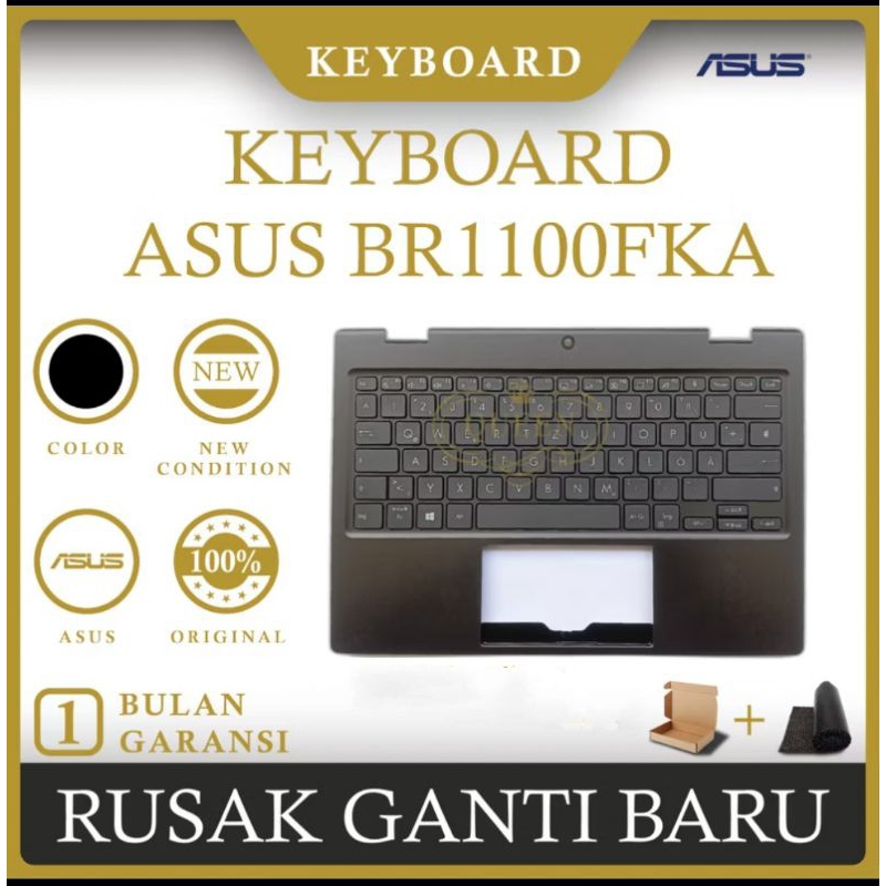 Jual KEYBOARD FRAME LAPTOP ASUS BR1100 BR1100FKA ORIGINAL | Shopee ...