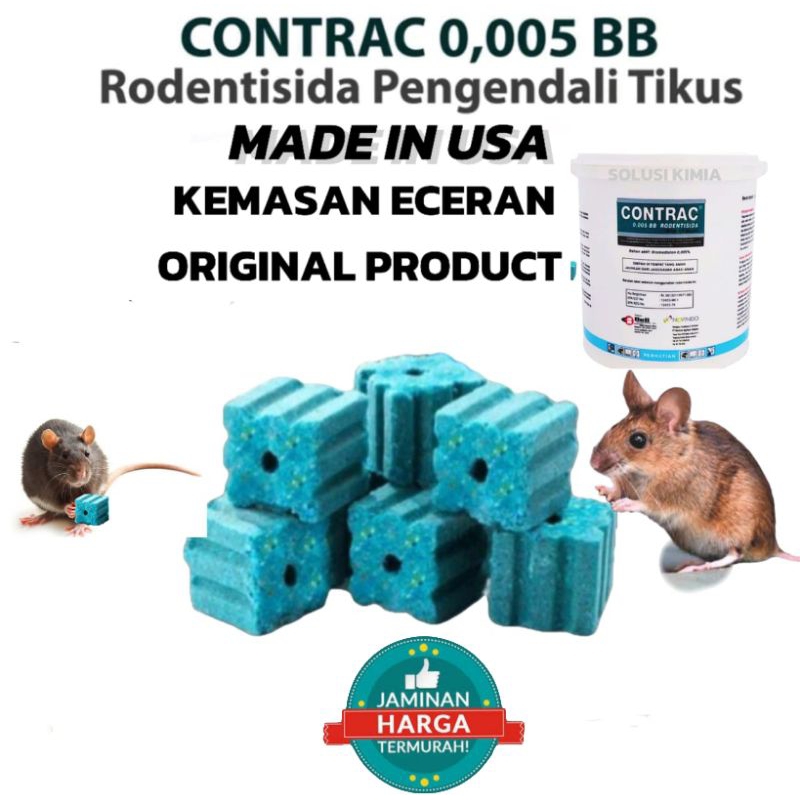 Jual Racun Tikus Super Ampuh Contrac 0.005 BB Eceran Racun Tikus Ampuh ...