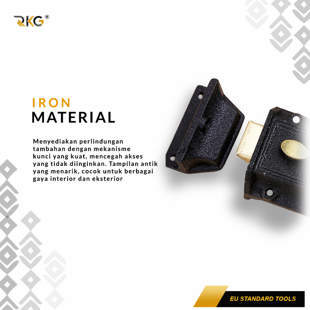 Jual Grendel Slot Pintu Otomatis Marmer Spring Button Door Latch DRL ...