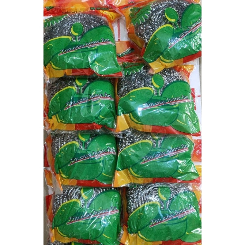 Jual Sabut Spons Panci Anti Karat Gosokan Besi Kawat Stainless Cuci ...