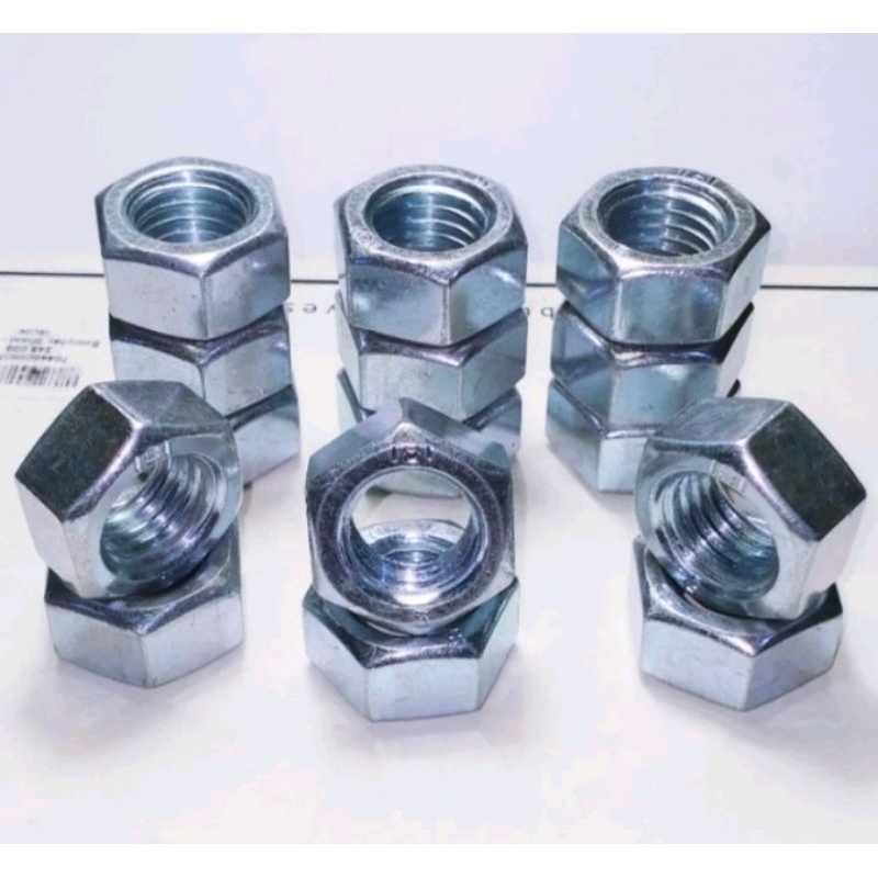 Jual mur m18 pitch 2,5mm /mur galvanis plated | Shopee Indonesia