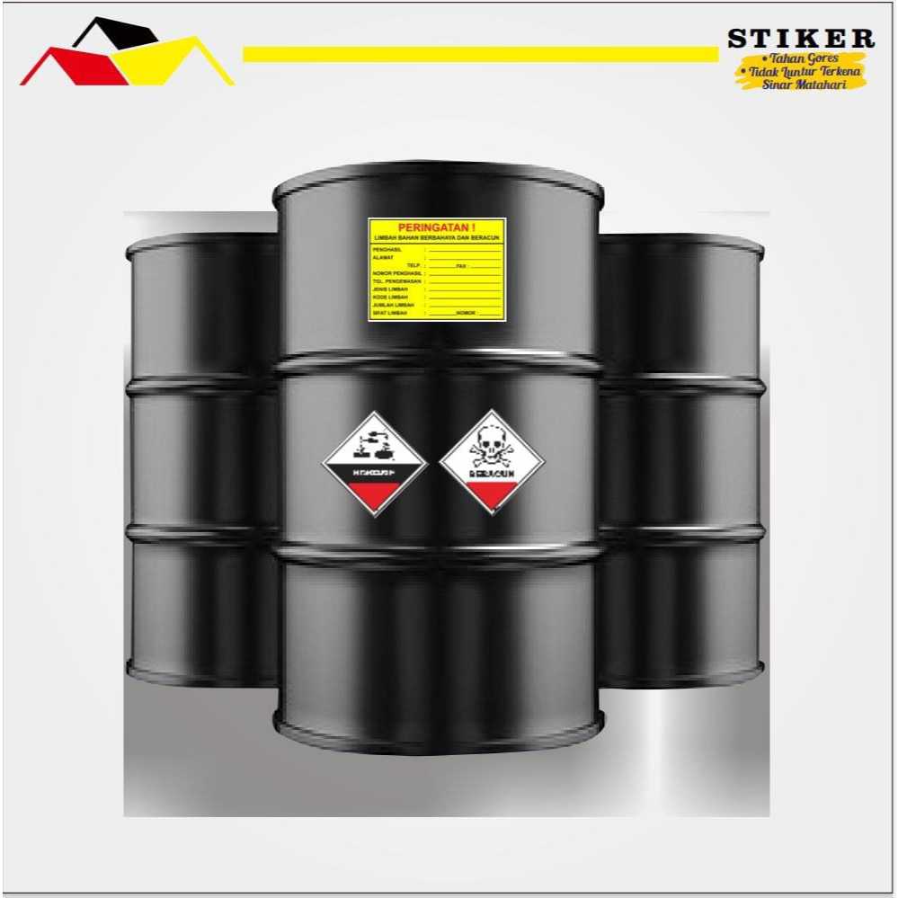 Jual Stiker Label Tanda Simbol Limbah B3 Tabung Gas Bertekanan | Shopee ...