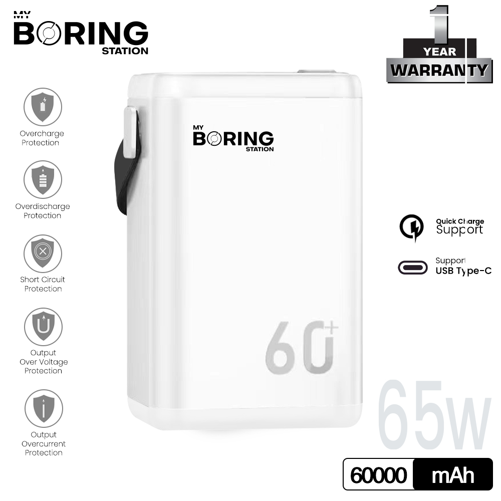 Jual MY BORING Station x O2 Project Power Bank 60000 mAh Backup Battery ...