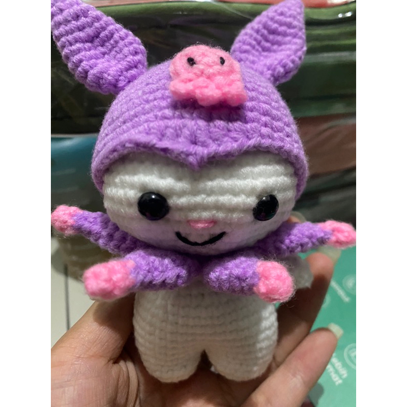 Jual BONEKA RAJUT AMIGURUMI KUROMI | Shopee Indonesia