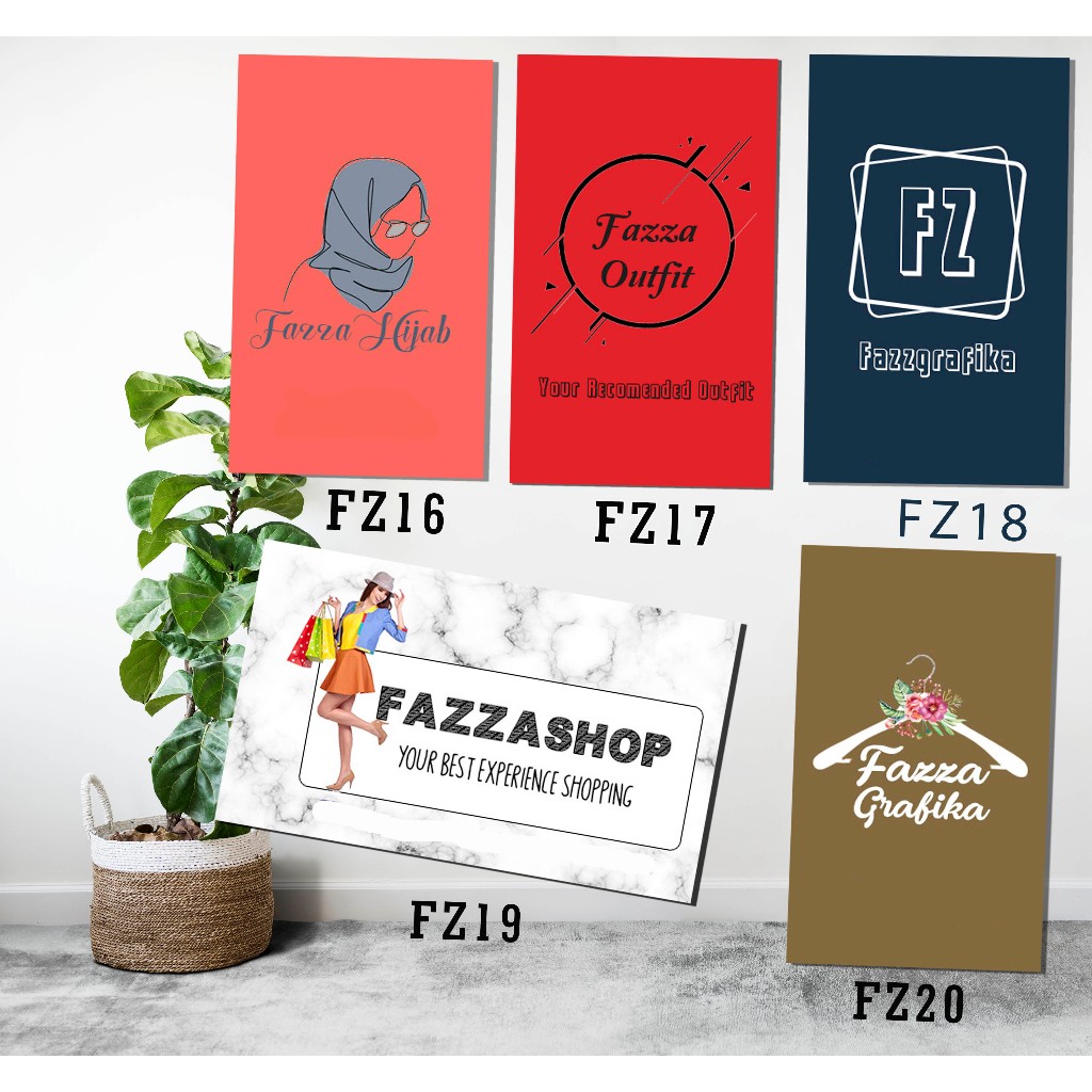 Jual Hang Tag - Label Baju/Produk Ukuran 3x6 cm BONUS TALI [Min order ...