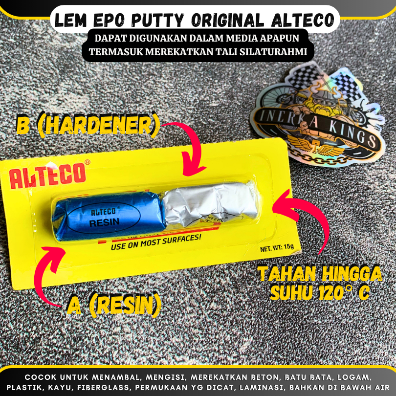Jual Lem Porting ORIGINAL ALTECO Epo Putty Mini 15 gram | Lem Pipa ...
