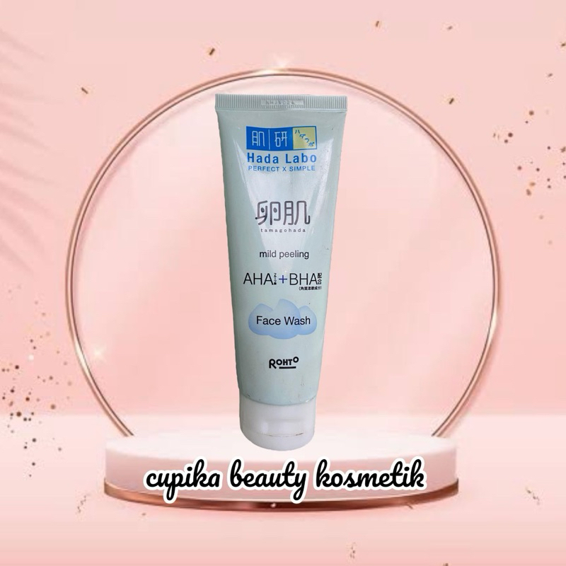 Jual PROMO - HADA LABO TAMAGOHADA FACE WASH 100 GR - AHA BHA MILD ...
