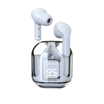 Air31 TWS Headset Bluetooth TWS Air31 Ultrapods A31 Wireless LED Display Transparan Hifi Stereo