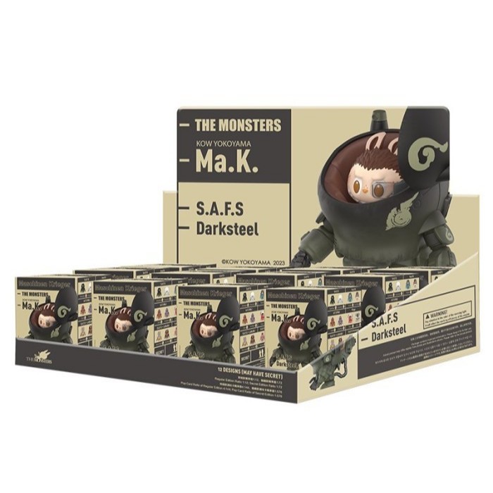Ma.K. S.A.F.S. Darksteel フィギュア（PopMart The Monsters