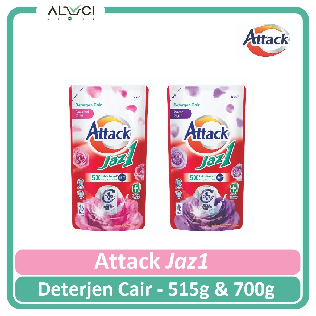 Jual Attack Jaz1 Deterjen Cair Sabun Cuci Pakaian 515gr l 700gr ...