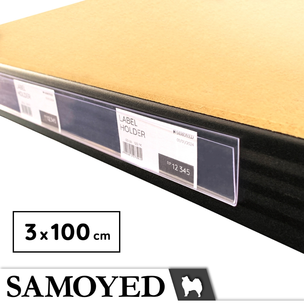 Jual SAMOYED LBHL-B 30 mm Tempat Label Produk / Harga / Shelf Price Tag ...